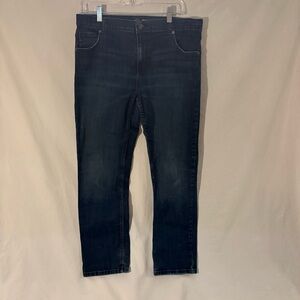 Wonder Nation Boys 16 Husky Straight Jeans Dark Wash